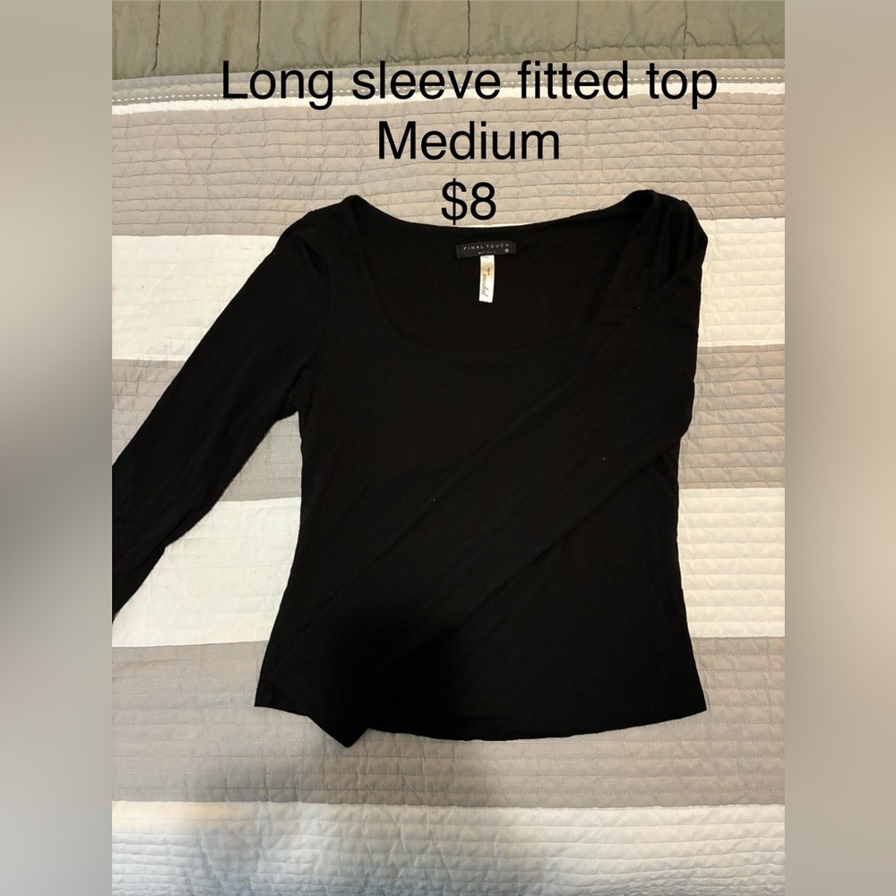 Forever 21 Black Long Sleeve Tee